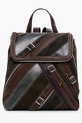 DESIGUAL WOMEN'S BROWN BACKPACK