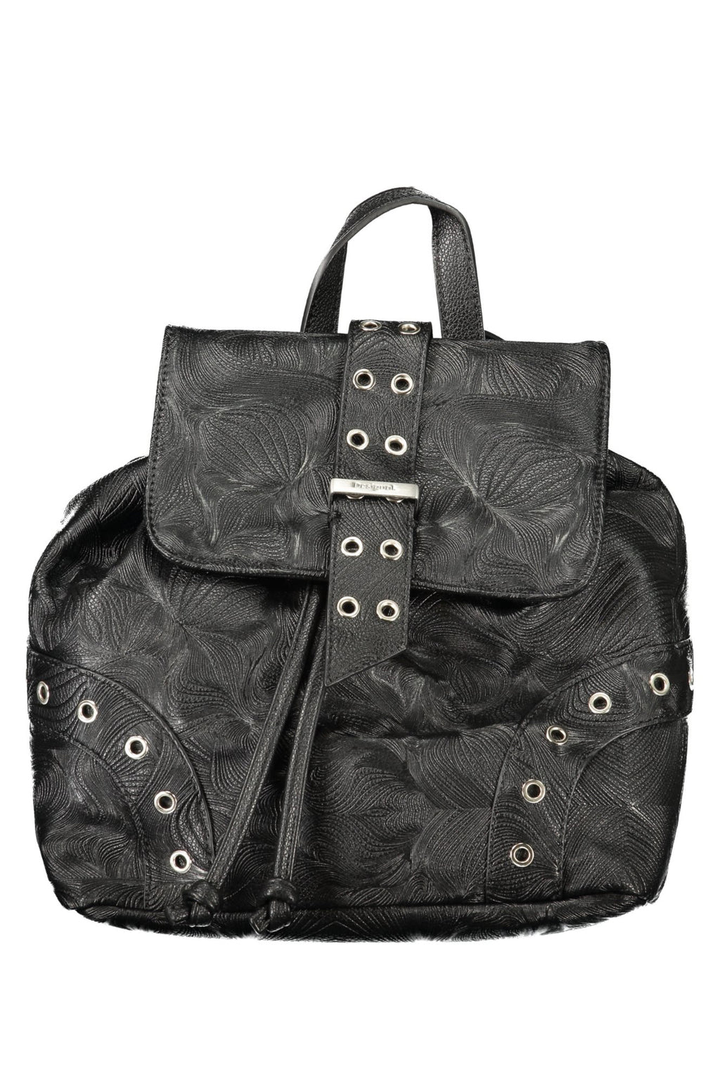 DESIGUAL WOMEN'S BLACK BACKPACK