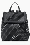DESIGUAL WOMEN'S BLACK BACKPACK