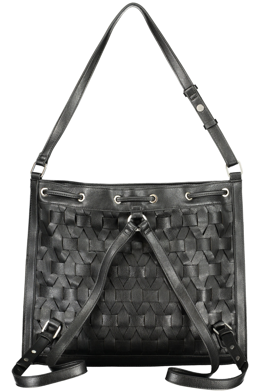 DESIGUAL WOMEN'S BLACK BACKPACK