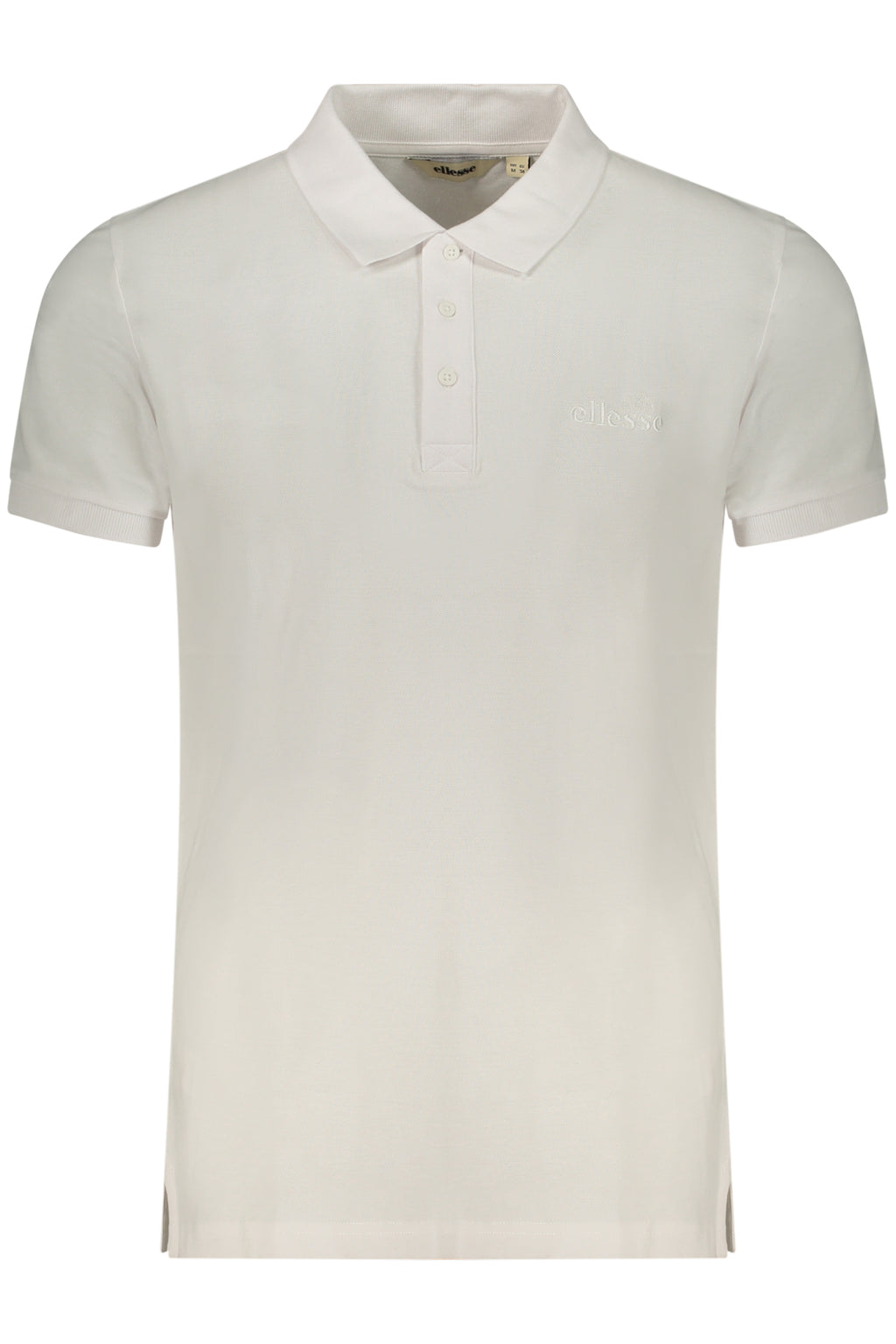 ELLESSE MEN'S SHORT-SLEEVE POLO SHIRT WHITE