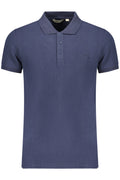 ELLESSE MEN'S SHORT-SLEEVE POLO SHIRT, BLUE