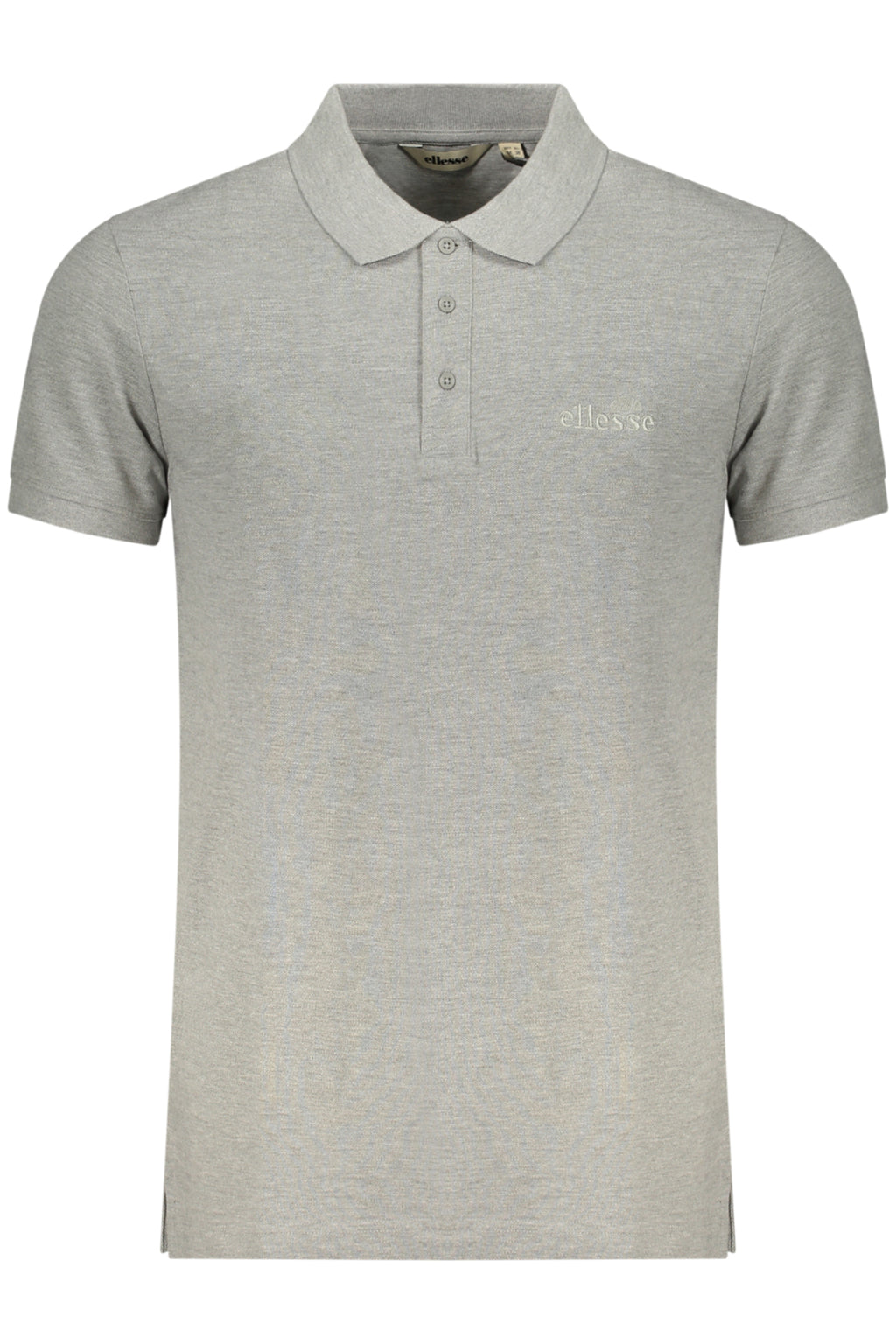 ELLESSE MEN'S SHORT-SLEEVE POLO SHIRT, GREY