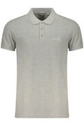 ELLESSE MEN'S SHORT-SLEEVE POLO SHIRT, GREY