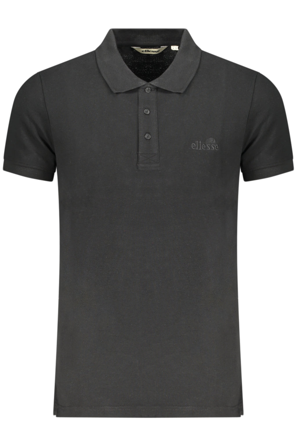 ELLESSE MEN'S SHORT-SLEEVE POLO SHIRT BLACK