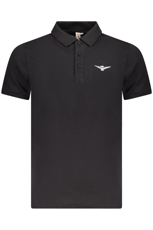 ARMY 1659 BLACK MEN'S SHORT SLEEVE POLO