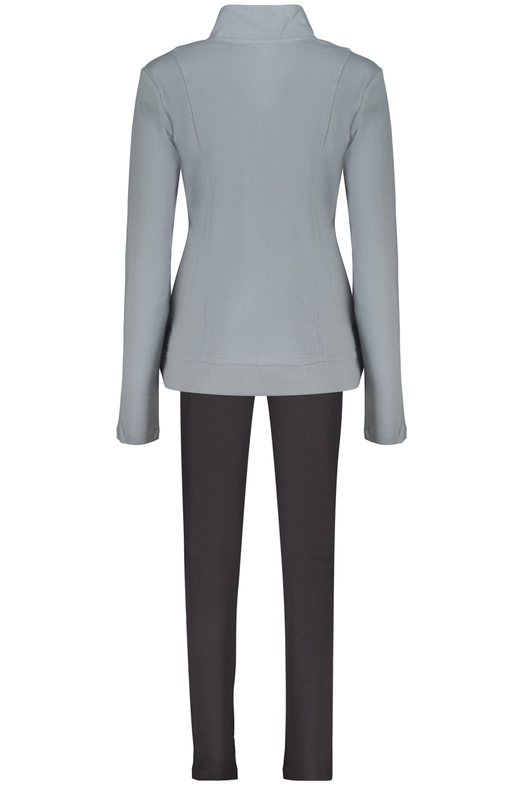 FREDDY WOMEN'S LIGHT BLUE ZIP-UP SWEATSHIRT