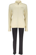FREDDY WOMEN'S BEIGE ZIP-UP SWEATSHIRT