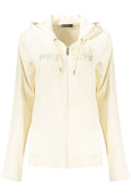 FREDDY WOMEN'S WHITE ZIP-UP SWEATSHIRT
