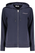 FREDDY WOMEN'S BLUE ZIP-UP SWEATSHIRT