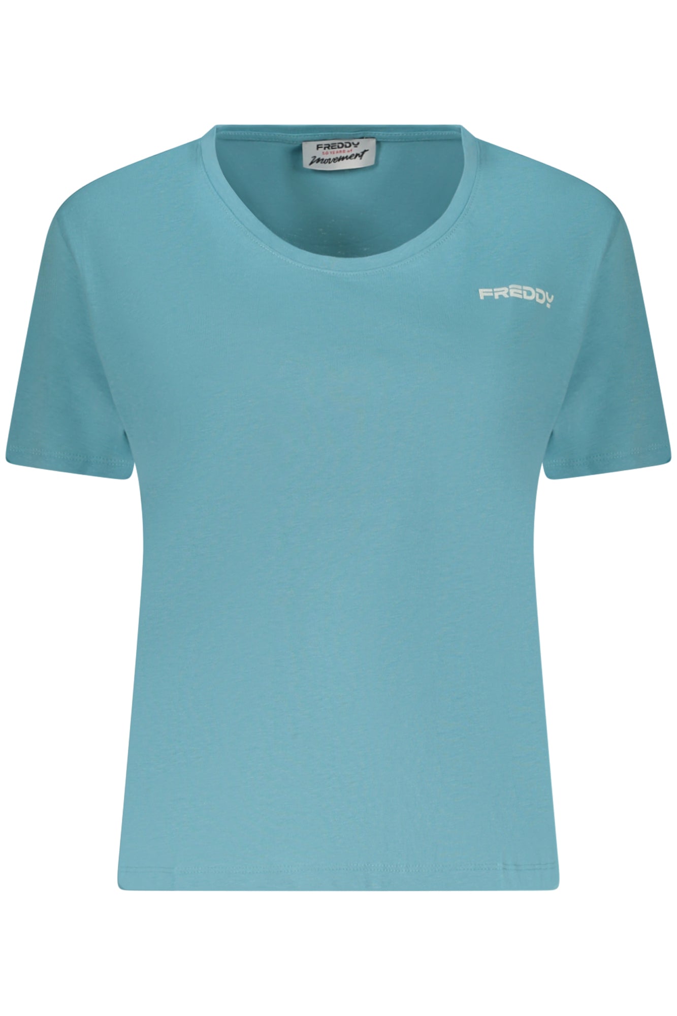 FREDDY WOMEN'S SHORT-SLEEVED T-SHIRT, BLUE