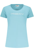 FREDDY WOMEN'S SHORT-SLEEVED T-SHIRT, BLUE
