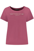 FREDDY WOMEN'S PURPLE SHORT-SLEEVE T-SHIRT
