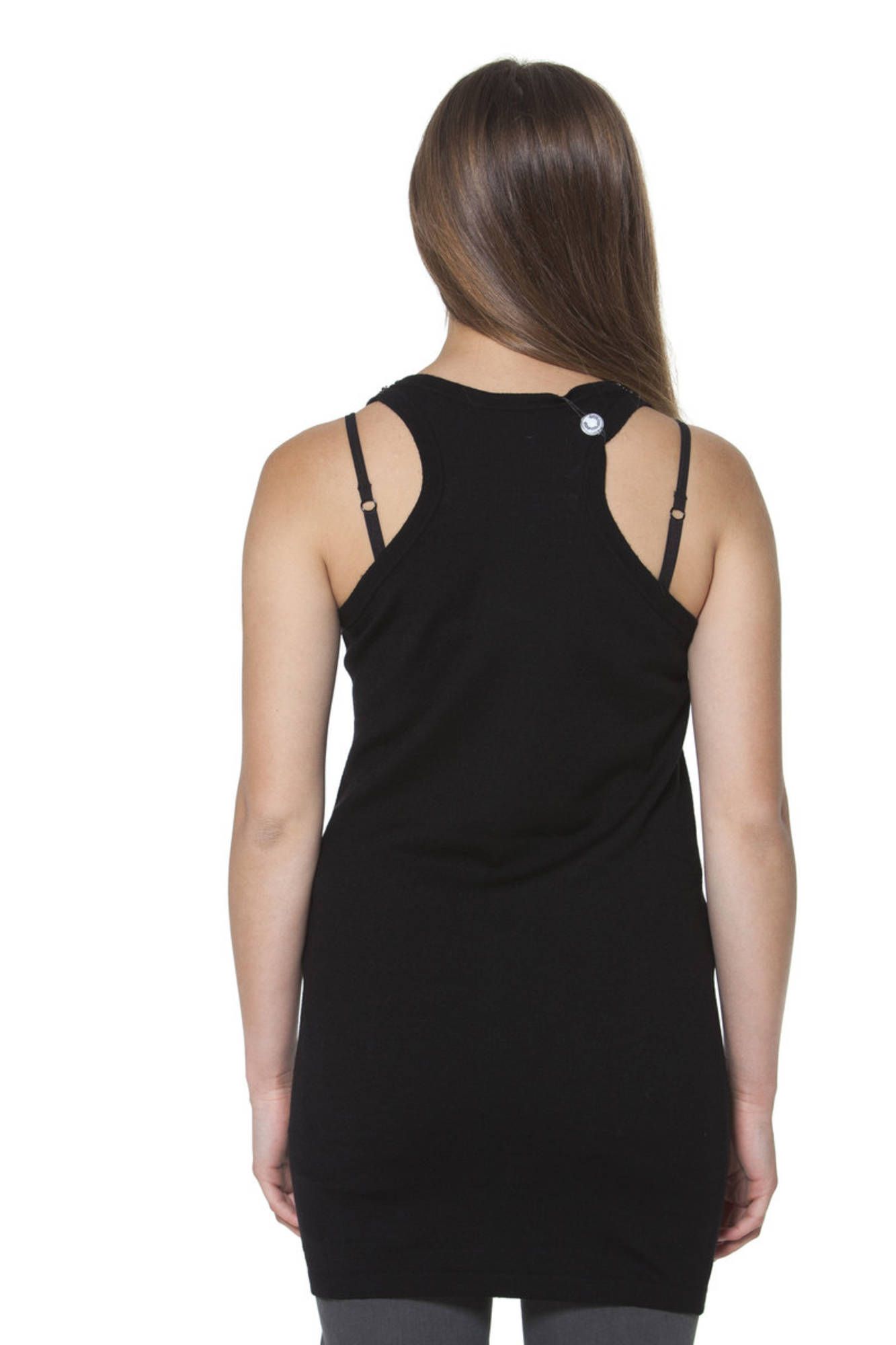 FRED PERRY WOMEN'S BLACK TANK