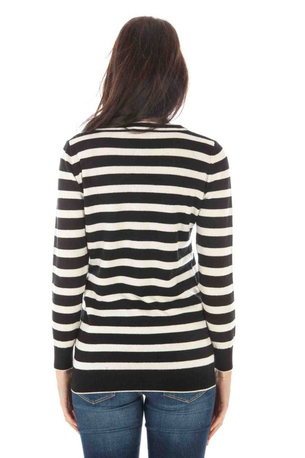 FRED PERRY WOMEN'S BLACK SWEATER