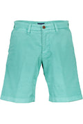 GANT GREEN MEN'S BERMUDA TROUSERS