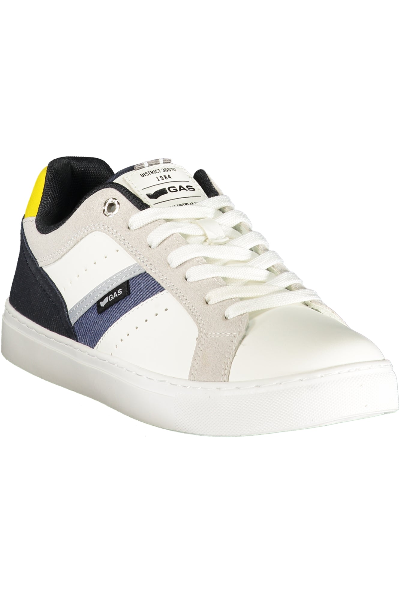 GAS MEN'S WHITE SPORTS FOOTWEAR