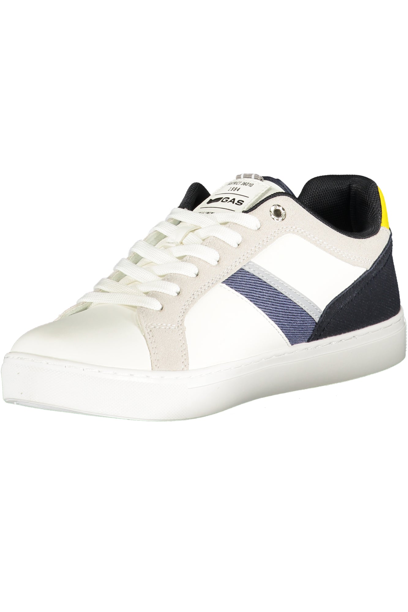 GAS MEN'S WHITE SPORTS FOOTWEAR