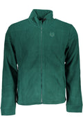 GIAN MARCO VENTURI MEN'S GREEN ZIP SWEATSHIRT