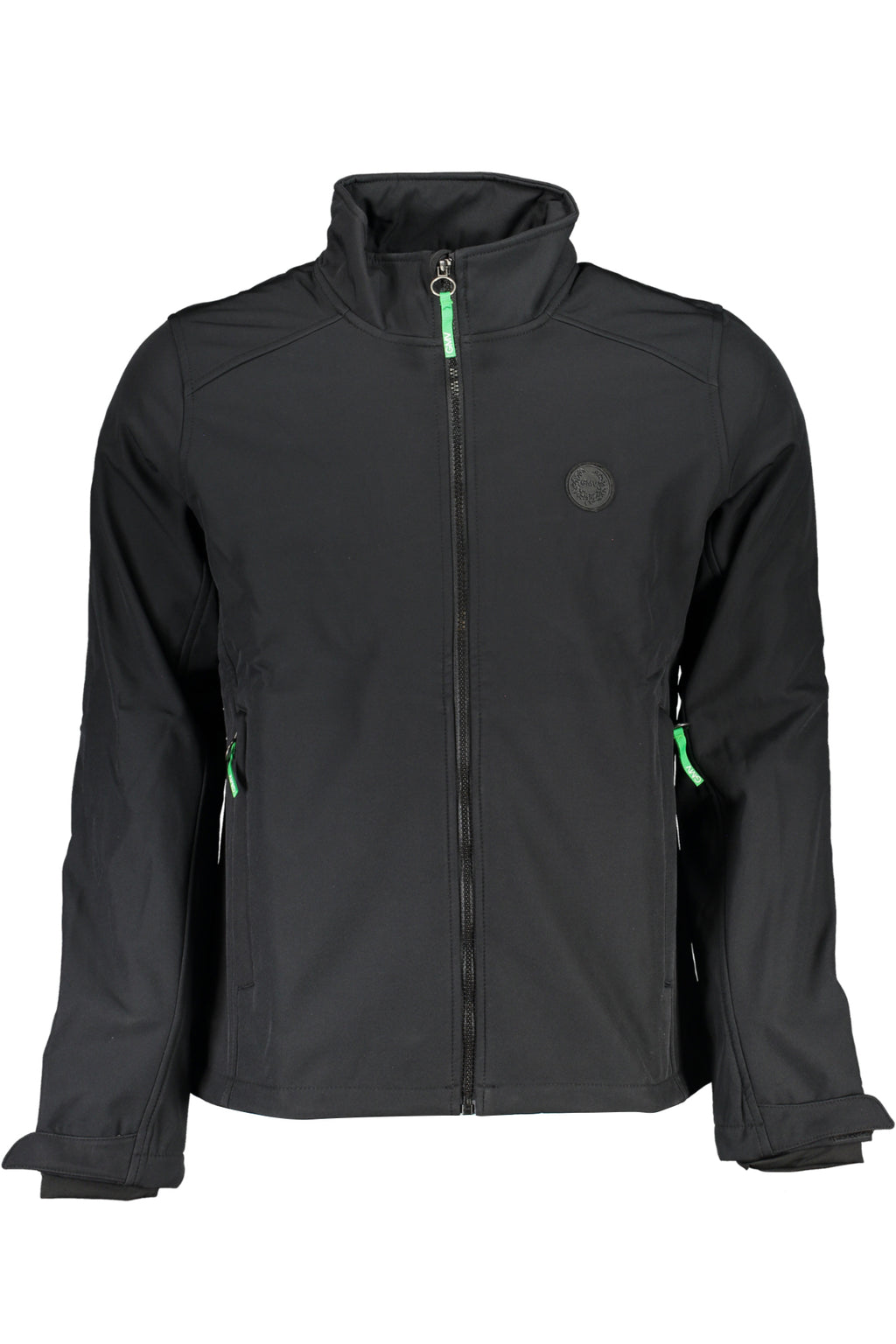 GIAN MARCO VENTURI MEN'S BLACK SPORTS JACKET