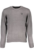 GIAN MARCO VENTURI MEN'S GRAY SWEATER