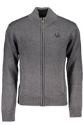 GIAN MARCO VENTURI MEN'S GRAY SWEATER