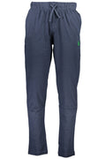 GIAN MARCO VENTURI MEN'S BLUE TROUSERS
