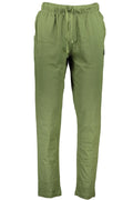 GIAN MARCO VENTURI MEN'S GREEN TROUSERS