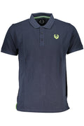 GIAN MARCO VENTURI POLO SHORT SLEEVE MAN BLUE