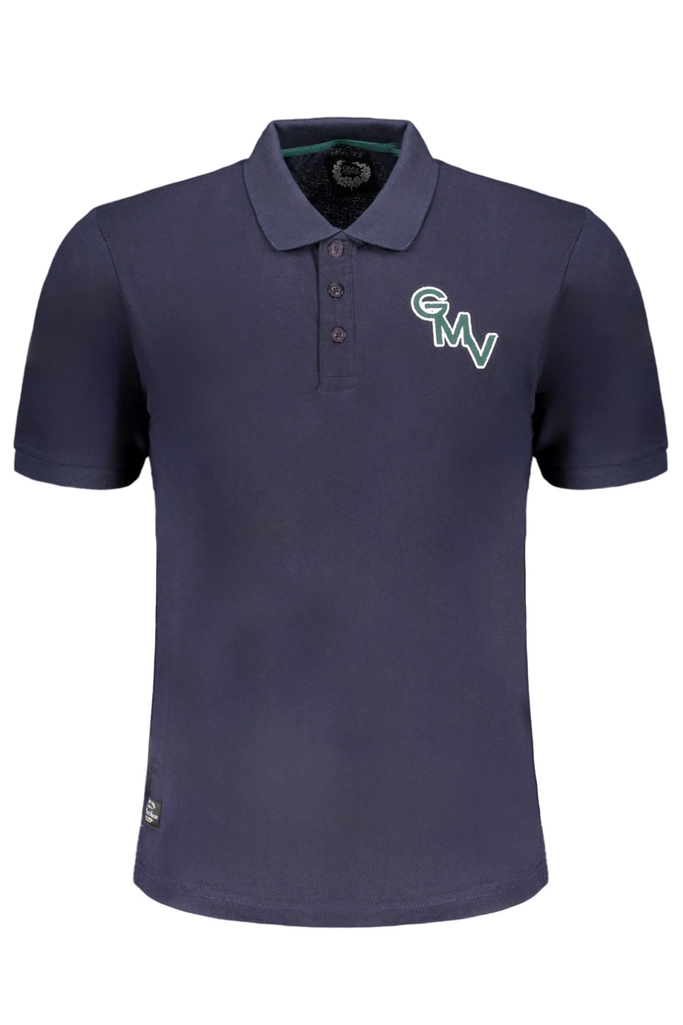 GIAN MARCO VENTURI MEN'S SHORT SLEEVED POLO SHIRT BLUE