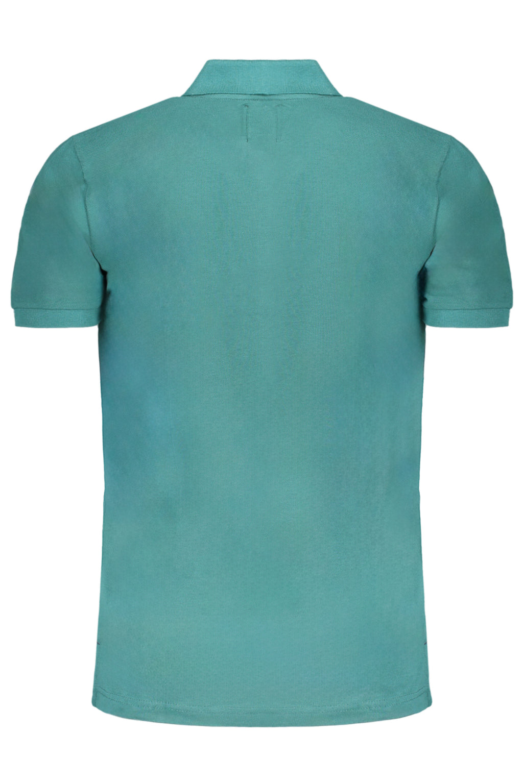 GIAN MARCO VENTURI GREEN MEN'S SHORT SLEEVED POLO SHIRT