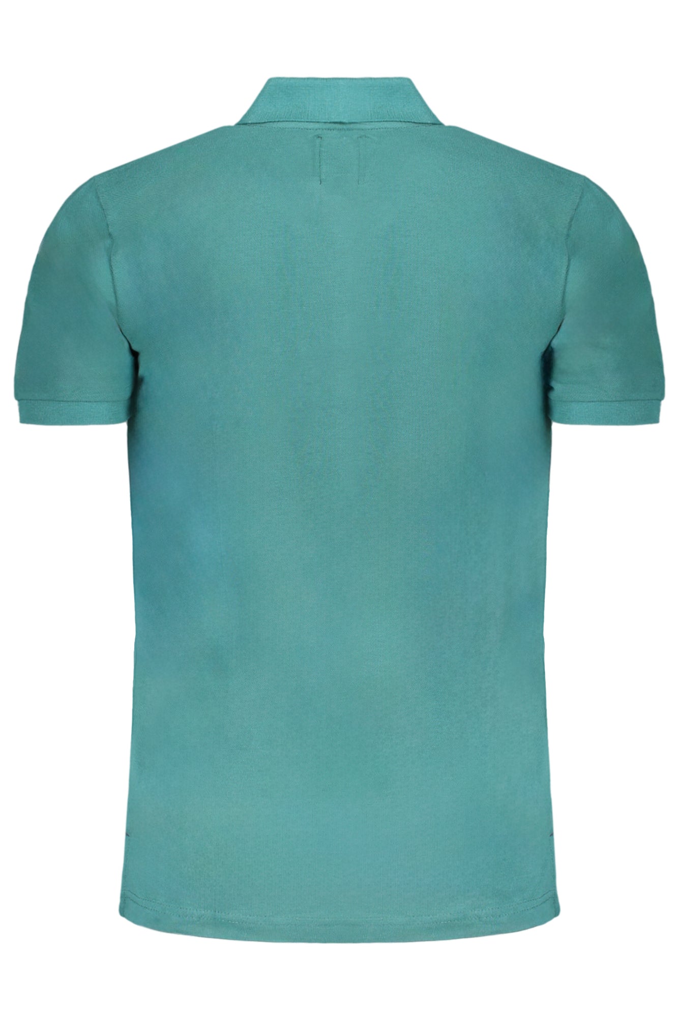 GIAN MARCO VENTURI GREEN MEN'S SHORT SLEEVED POLO SHIRT