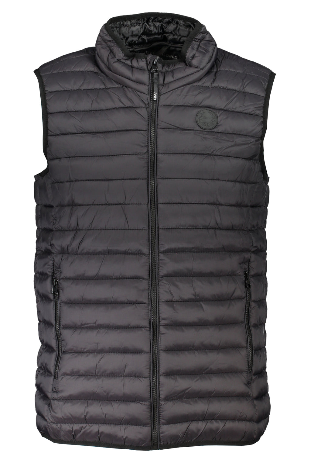 GIAN MARCO VENTURI BLACK MEN'S SLEEVELESS