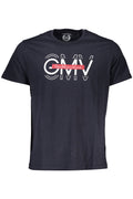 GIAN MARCO VENTURI MEN'S SHORT SLEEVE T-SHIRT BLUE