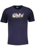 GIAN MARCO VENTURI MEN'S SHORT SLEEVED T-SHIRT BLUE