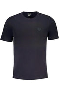 GIAN MARCO VENTURI MEN'S SHORT SLEEVED T-SHIRT BLUE