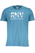 GIAN MARCO VENTURI MEN'S SHORT SLEEVE T-SHIRT BLUE