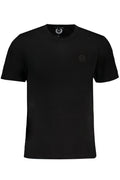 GIAN MARCO VENTURI MEN'S SHORT SLEEVED T-SHIRT BLACK