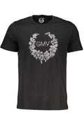 GIAN MARCO VENTURI MEN'S SHORT SLEEVE T-SHIRT BLACK