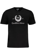 GIAN MARCO VENTURI MEN'S SHORT SLEEVED T-SHIRT BLACK