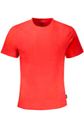 GIAN MARCO VENTURI MEN'S RED SHORT SLEEVE T-SHIRT