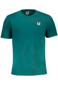 GIAN MARCO VENTURI GREEN MEN'S SHORT SLEEVED T-SHIRT