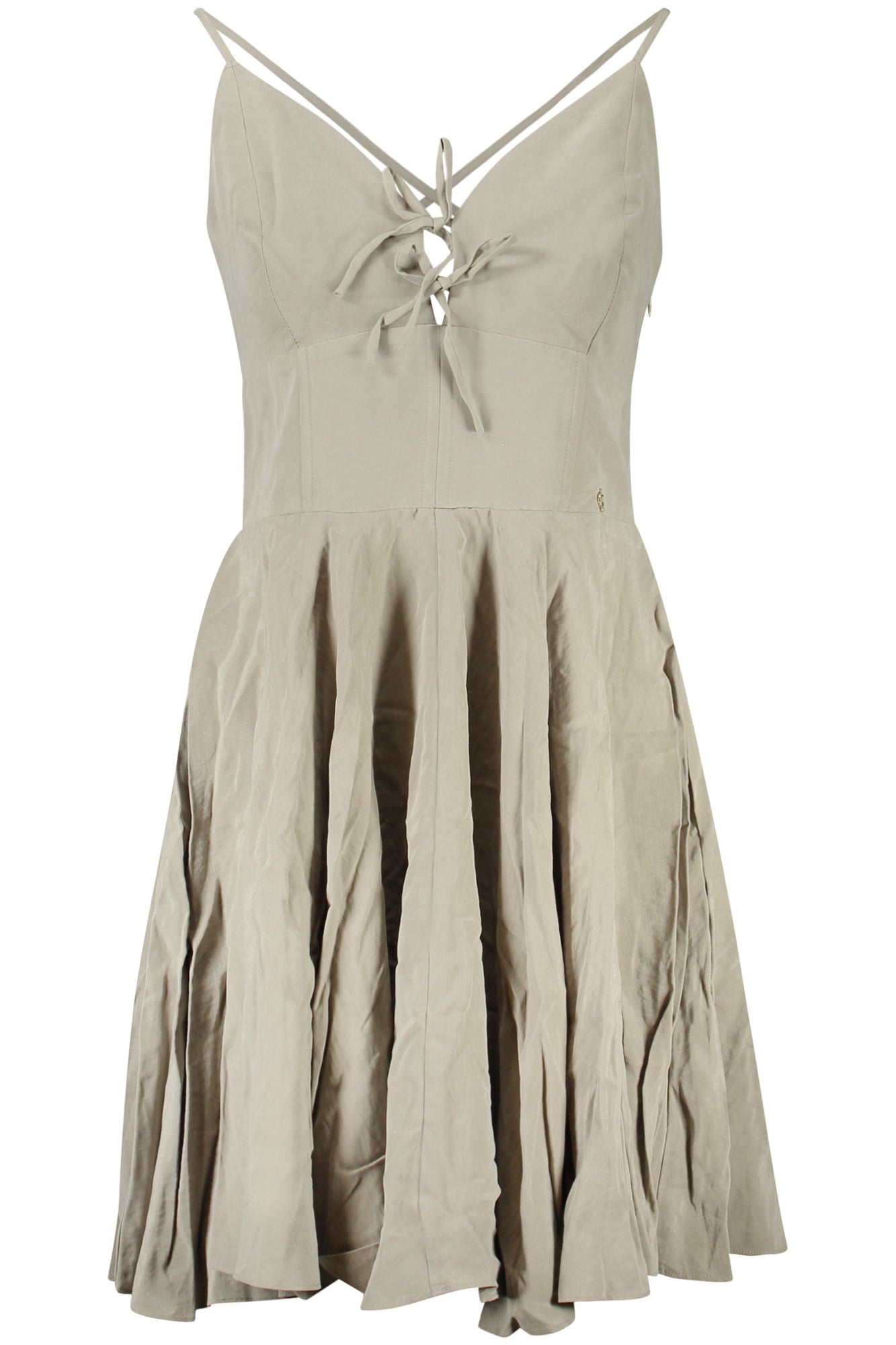 GUESS JEANS SHORT DRESS WOMEN GREEN