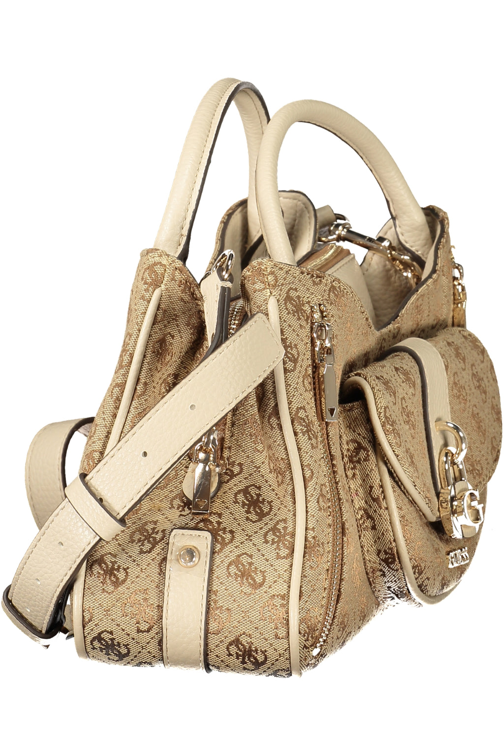 GUESS JEANS WOMEN'S BEIGE BAG