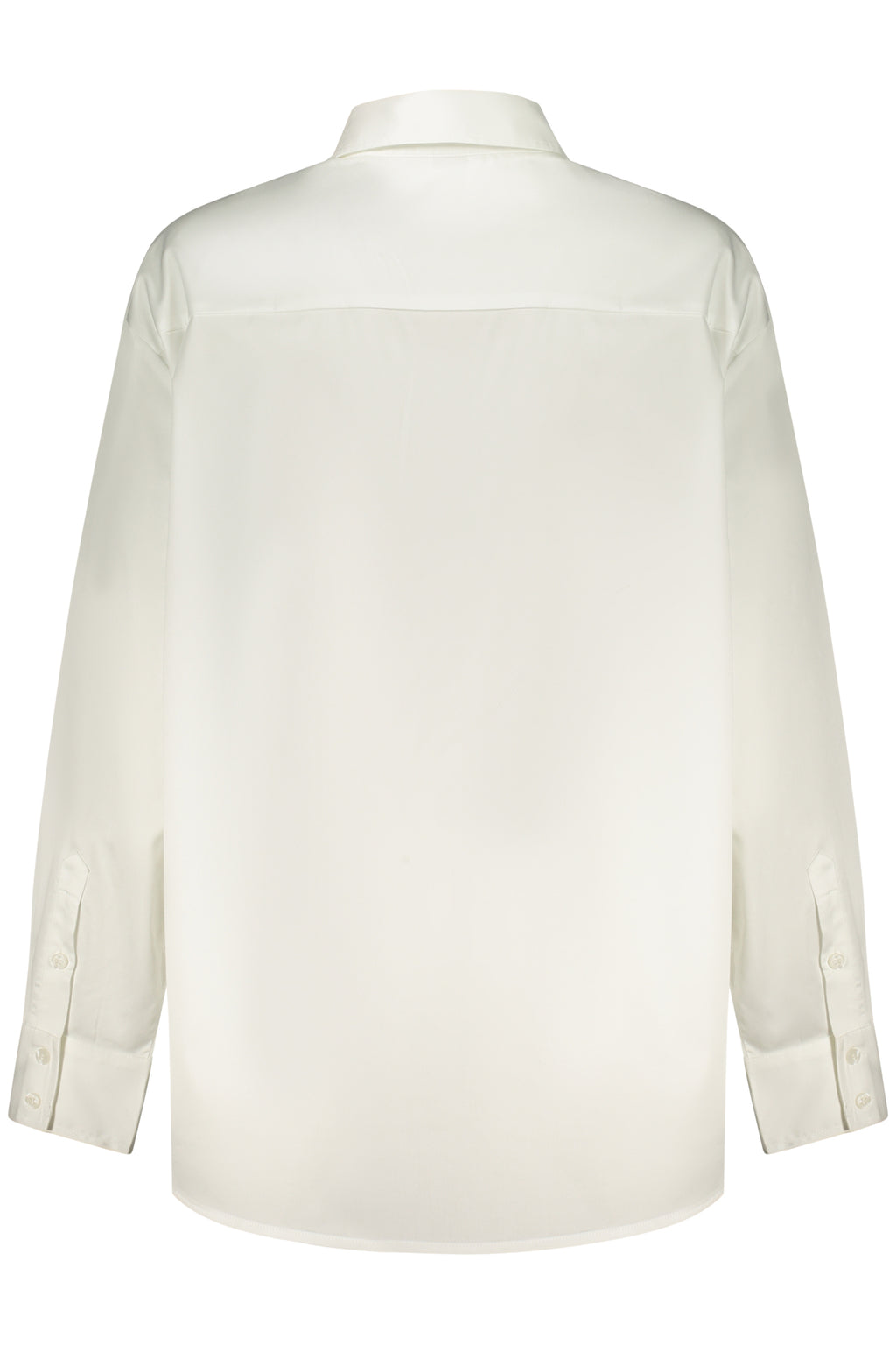GUESS JEANS WOMEN'S LONG-SLEEVED SHIRT WHITE