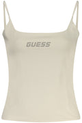GUESS JEANS WOMEN'S WHITE TANK TOP