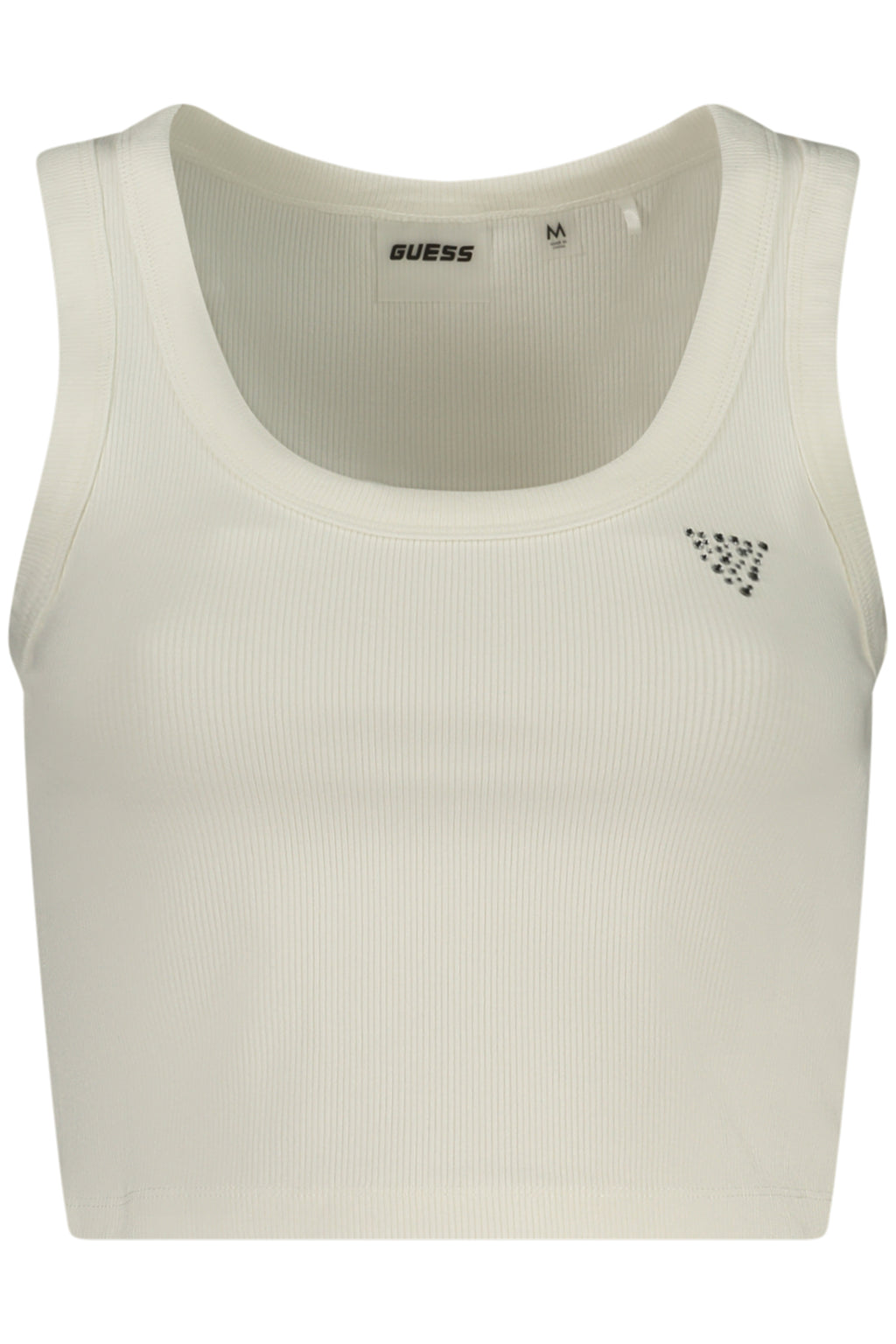 GUESS JEANS WOMEN'S WHITE TANK TOP
