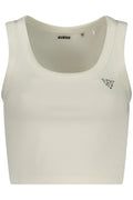 GUESS JEANS WOMEN'S WHITE TANK TOP