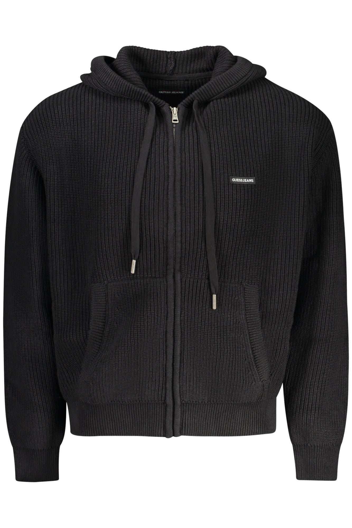 GUESS JEANS MEN'S BLACK CARDIGAN