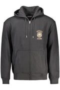 GUESS JEANS MEN'S ZIP-UP SWEATSHIRT BLACK
